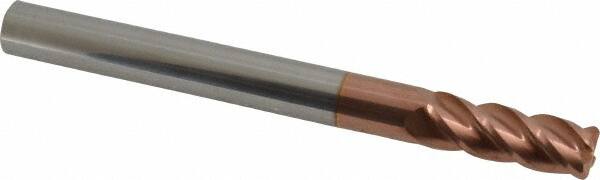 ACCUPRO 3/8 Diam 4 Flute Solid Carbide 0.06 Corner Radius End Mill