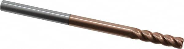 ACCUPRO 3/8 Diam 4 Flute Solid Carbide 0.045 Corner Radius End Mill