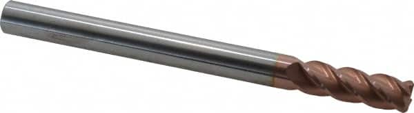 ACCUPRO 1/2 Diam 4 Flute Solid Carbide 0.09 Corner Radius End Mill
