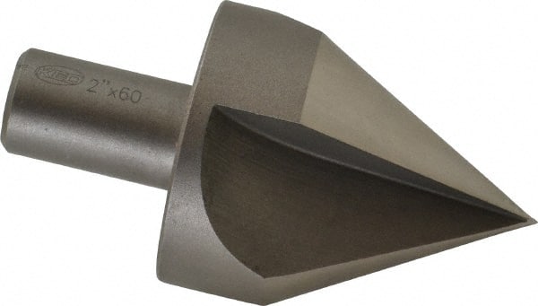 KEO 2 Head Diam, 3/4 Shank Diam, 3 Flute 60&deg; High Speed Steel Countersink