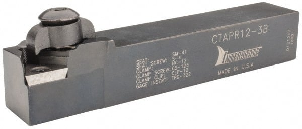 DORIAN TOOL Right Hand 0&deg; Positive Rake Indexable Turning Toolholder