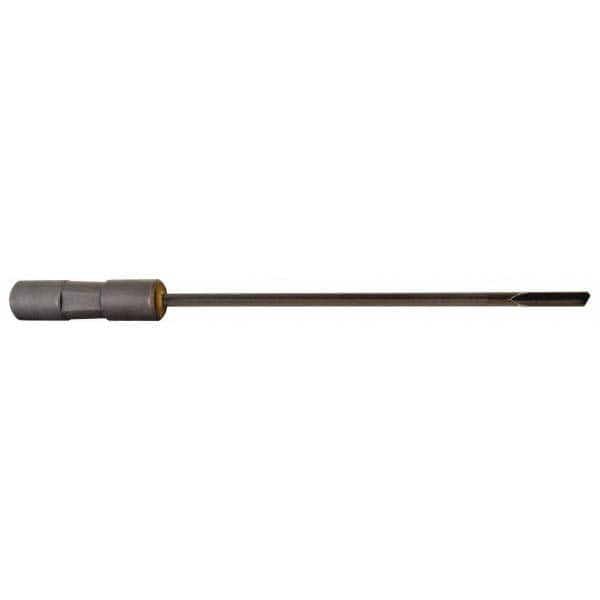 MSC #4, 12 Flute Length, 13 Depth of Cut, CarbideTipped Shank, Single Flute Gun Drill