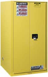 JUSTRITE. 2 Door 5 Shelf 96 Gal Safety Cabinet for Flammable & Combustible Liquids