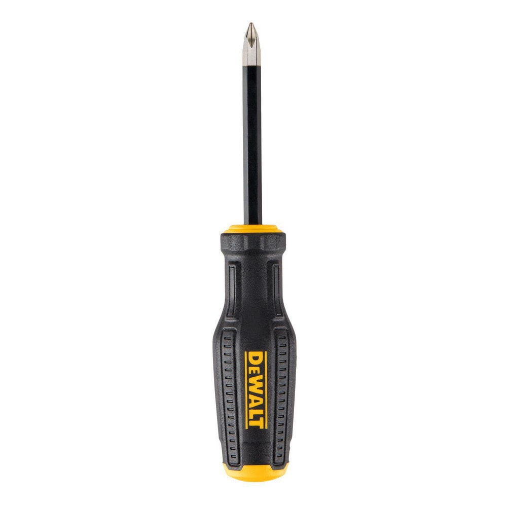 DEWALT Phillips Screwdrivers; Overall Length (Decimal Inch): 6.9000 ; Handle Type: Ergonomic ; Phillips Point Size: #1 ; Handle Color: Black; Yellow ; Blade Length (Inch): 3 ; Handle Length (Decimal Inch 4 Decimals): 3.9000