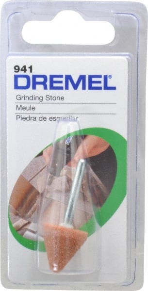 DREMEL 5/8 Head Diam x 5/8 Thickness, B41, Tree End, Aluminum Oxide Mounted Point