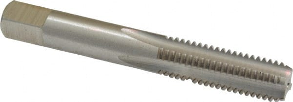 MSC INDUSTRIAL M10x1.50 Metric Fine D6 4Flute Bright Finish High Speed Steel Straight Flute Standard Hand Tap