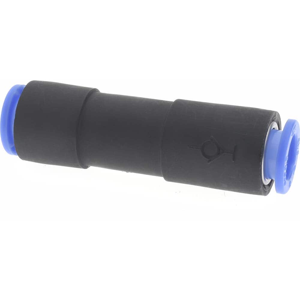 SMC PNEUMATICS 8mm OD, Brass/Polybutylene PushtoConnect Union