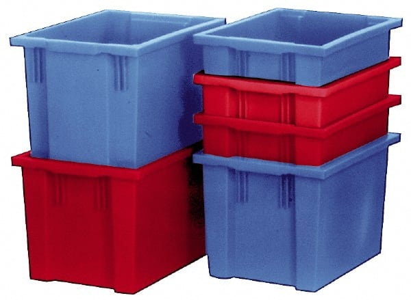 SSI SCHAEFER 2.01 Cu Ft, 44 Lb Load Capacity Red Polypropylene Tote Container