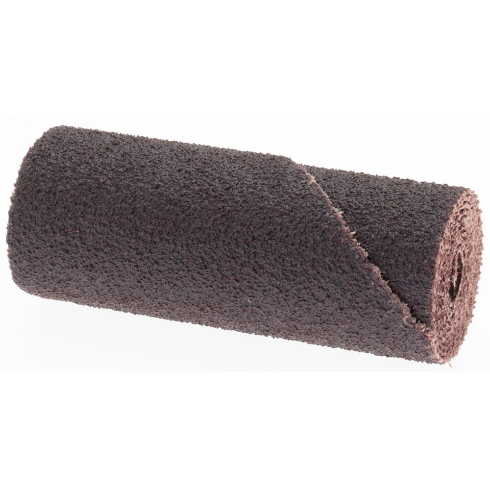 MERIT ABRASIVES 3/4 Max Roll Diam x 2 OAL, 80 Grit Aluminum Oxide Straight Cartridge Roll