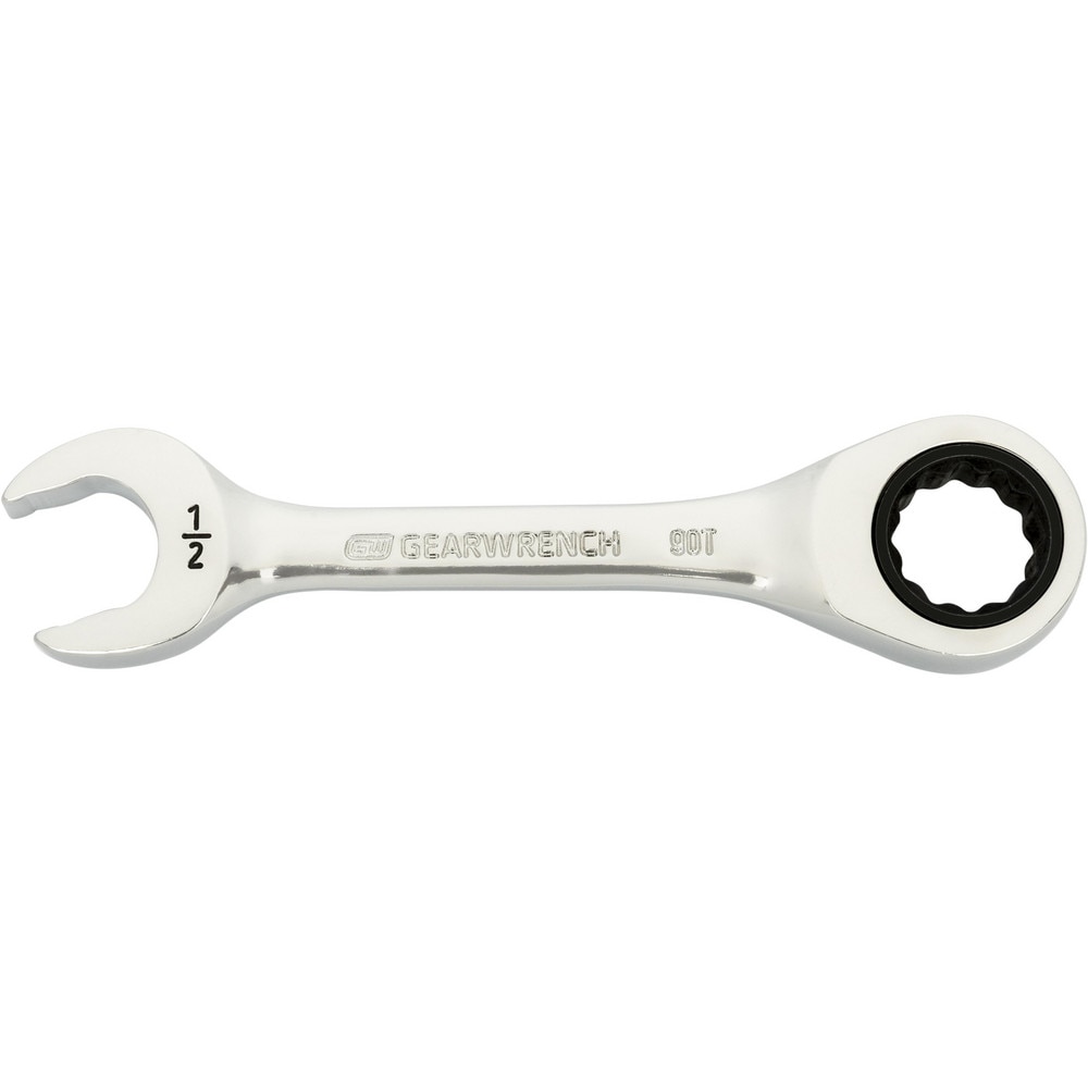 Combination Wrenches; Size (Inch): 1/2 ; Finish: Polished Chrome ; Head Type: Combination ; Handle T