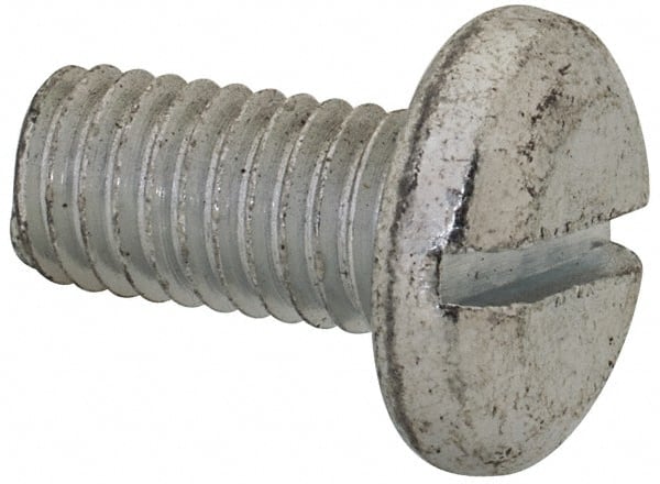 MSC INDUSTRIAL M8x1.25, 16mm Length Under Head Slotted Drive Machine Screw