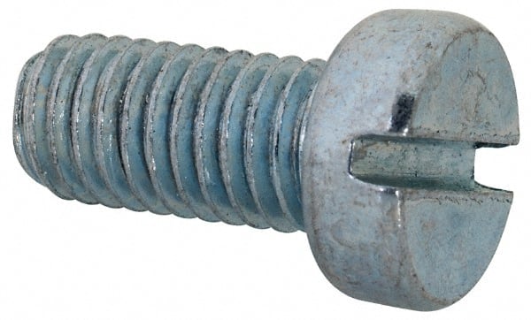 MSC INDUSTRIAL M8x1.25, 16mm Length Under Head Slotted Drive Machine Screw