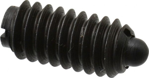 GIBRALTAR 1/420, 17/32 Thread Length, 0.078 Plunger Projection, Steel Threaded Spring Plunger