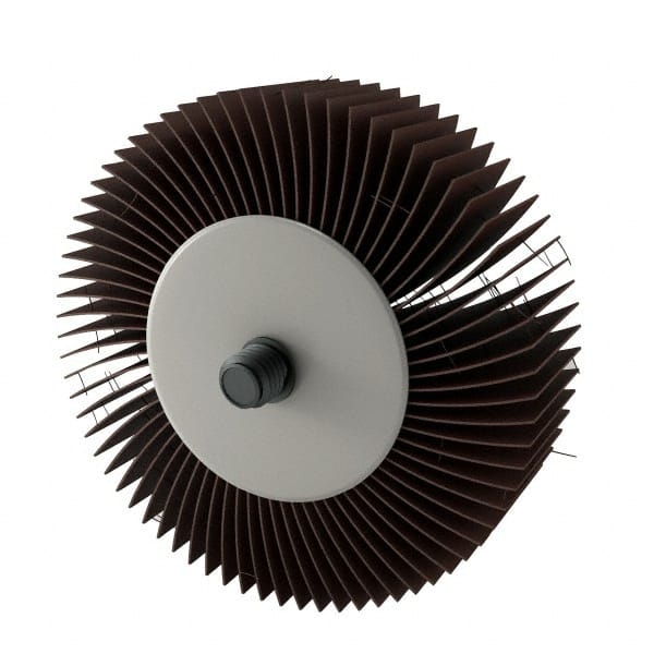 3M MMM 3 Diam x 1 Face Width, Medium Aluminum Oxide Coated Mounted Flap Wheel