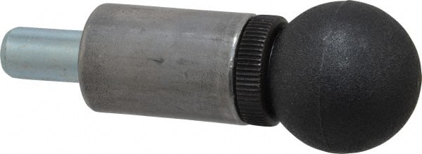 GIBRALTAR 1/2 Pin Diam, 0.56 Usable Length, Ball Knob Handle Quick Release Pin