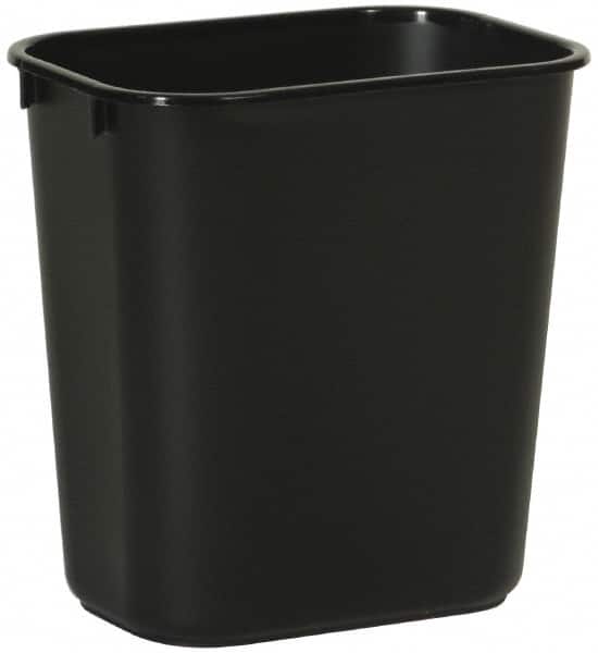 Rubbermaid Durable Polyethylene Wastebasket, 3 1/4 Gallons (12.3L), Black