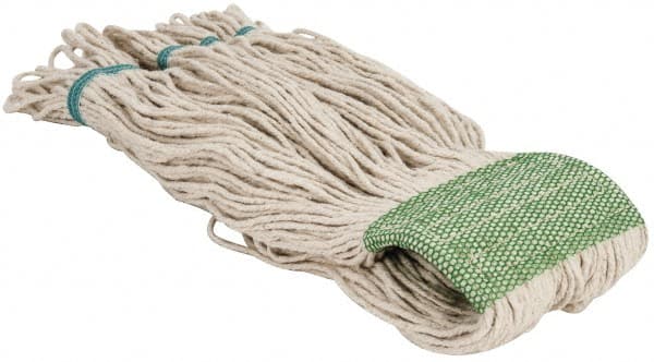 PRO-SOURCE 5 Green Head Band, XLarge Cotton Loop End Mop Head
