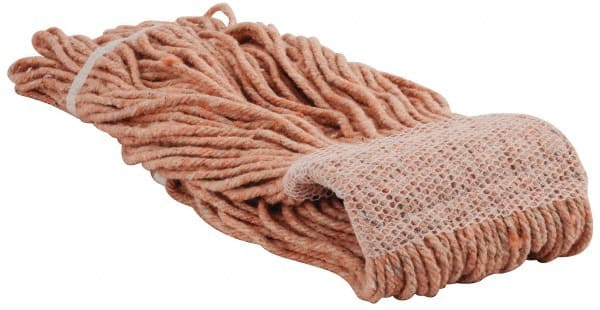 PRO-SOURCE 5 White Head Band, Medium Rayon Loop End Mop Head