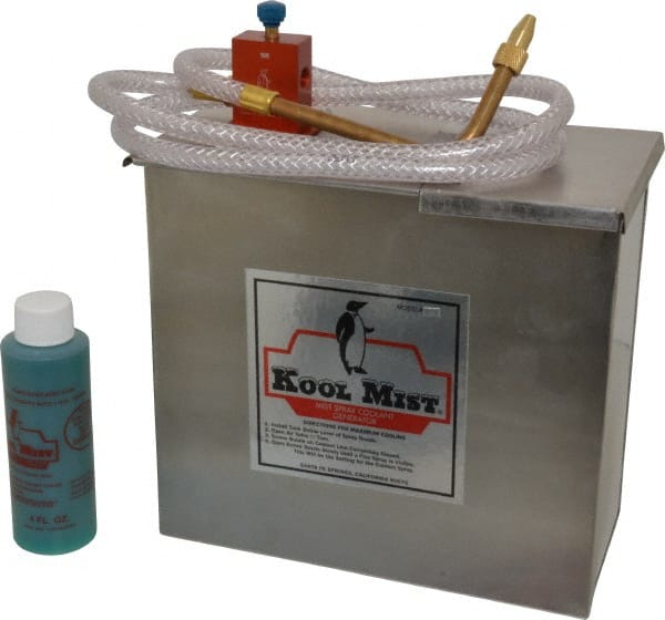 KOOL MIST 1 Outlet, 1 Gal Tank Capacity, Stainless Steel Tank Mist Coolant System