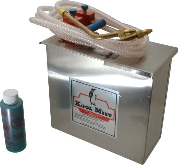 KOOL MIST 2 Outlet, 1 Gal Tank Capacity, Stainless Steel Tank Mist Coolant System
