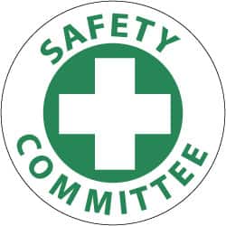 NMC 25 Qty 1 Pack Safety Committee, Hard Hat Label