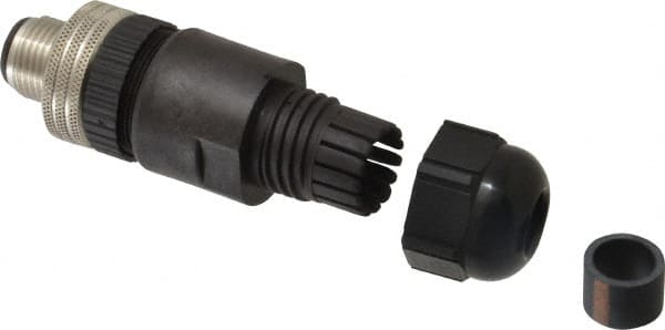 BRAD HARRISON 4 Amp, Male Straight Field Attachable Connector Sensor and Receptacle