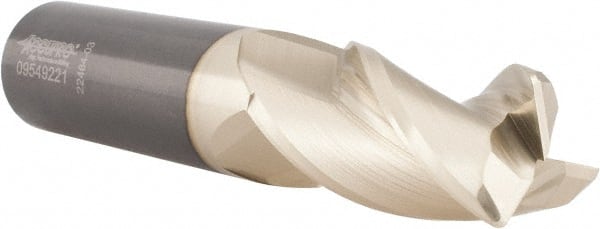 ACCUPRO 3/4 Diam 3 Flute Solid Carbide 0.09 Corner Radius End Mill