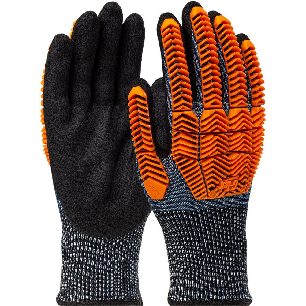 PIP Cut & Puncture Resistant Gloves; Glove Type: CutResistant; ImpactResistant ; Coating Coverage: Palm & Fingers ; Coating Material: Nitrile ; Primary Material: HPPE Blend ; Mens Size: 2XLarge ; Color: Black; Gray; Orange