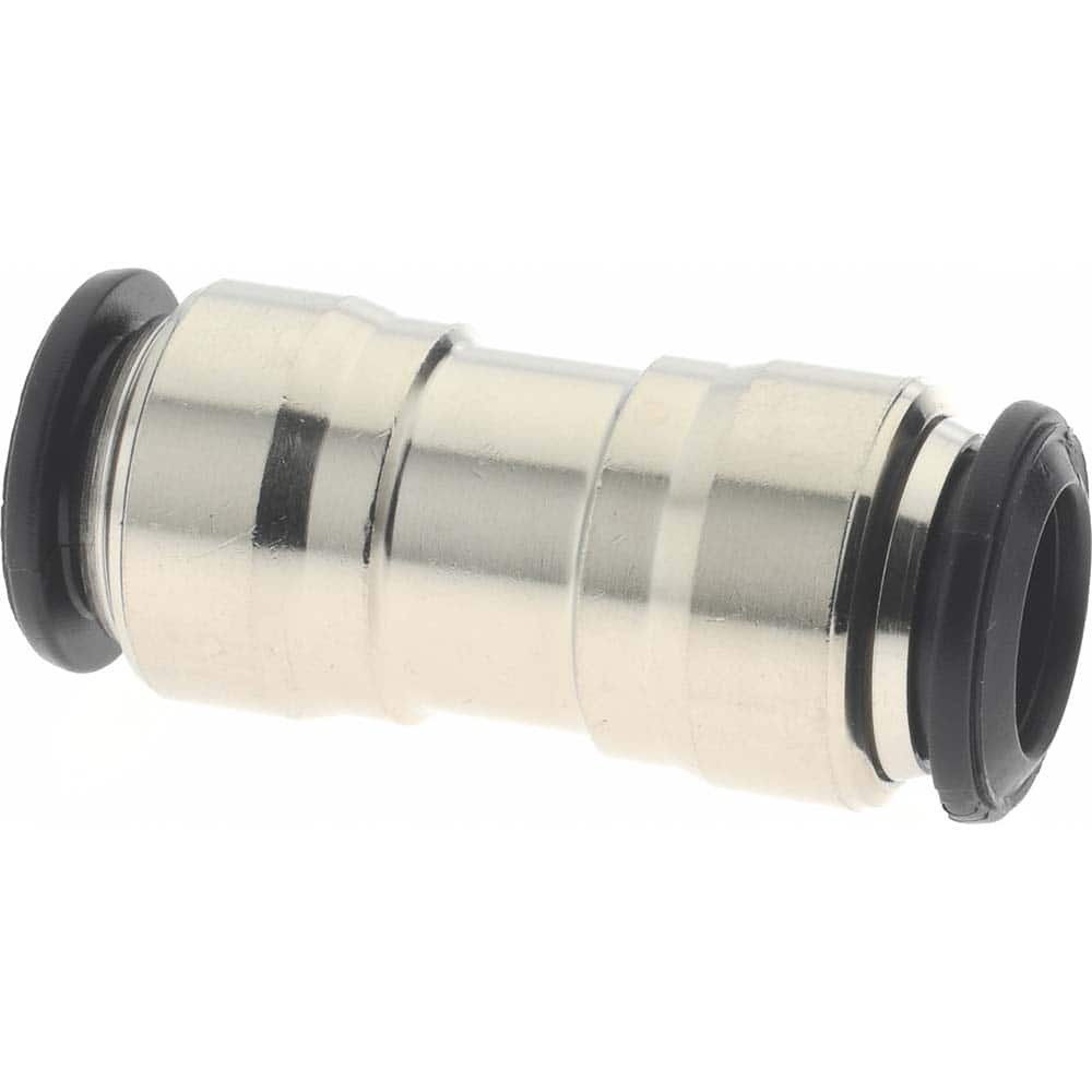 AIGNEP USA 10mm Outside Diam, Nickel Plated Brass PushtoConnect Tube Union