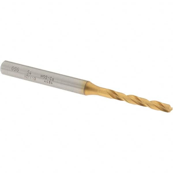 OSG #34 130&deg; Spiral Flute Cobalt Screw Machine Drill Bit
