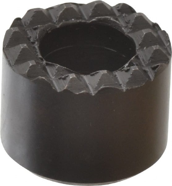 FAIRLANE 1/2 Diam, 3/8 High, No. 8 C Bore SHCS, Counterbored, Extra Fine Tooth Grade Diamond Serration Tooth Pattern, High Speed Steel, Round Positioning Gripper