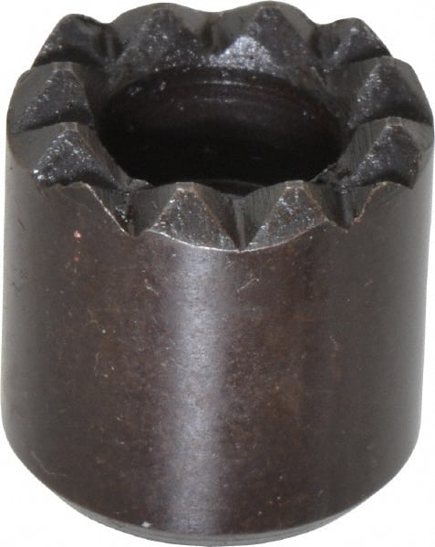 FAIRLANE 1/2 Diam, 1/2 High, No. 8 C Bore SHCS, Counterbored, Fine Tooth Grade Diamond Serration Tooth Pattern, High Speed Steel, Round Positioning Gripper
