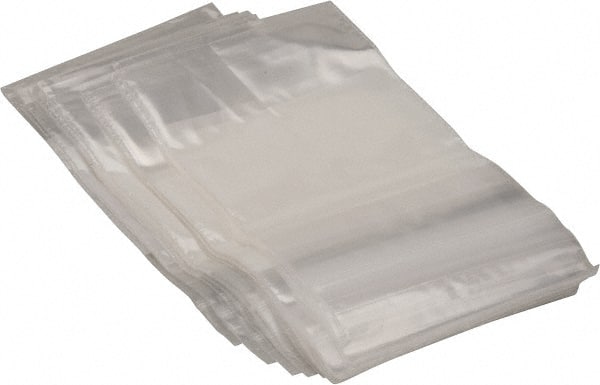 MSC INDUSTRIAL Pack of (1,000) 3 x 5 2 mil SelfSeal Poly Bags