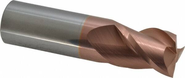 ACCUPRO 3/4, 1 LOC, 3/4 Shank Diam, 3 OAL, 3 Flute, Solid Carbide Square End Mill