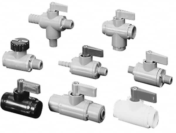 SPECIALTY MFR 1/4 Pipe, Nylon Standard Ball Valve