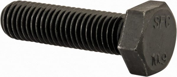 MSC INDUSTRIAL M12x1.75mm Metric Coarse, 45mm Length Under Head Hex Head Cap Screw