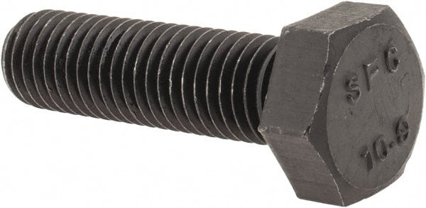 MSC INDUSTRIAL M14x2.00mm Metric Coarse, 50mm Length Under Head Hex Head Cap Screw
