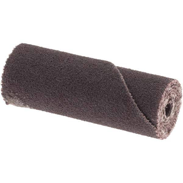 MERIT ABRASIVES 1/2 Max Roll Diam x 11/2 OAL, 120 Grit Aluminum Oxide Straight Cartridge Roll