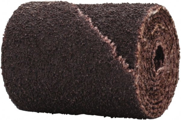 MERIT ABRASIVES 3/4 Max Roll Diam x 1 OAL, 80 Grit Aluminum Oxide Straight Cartridge Roll