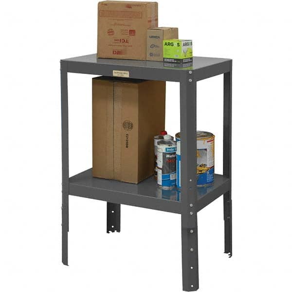 DURHAM Stationary Work Benches, Tables; Type: Machine Work Table ; Top Material: 16 Gauge Steel ; Width (Inch): 361/8 ; Depth (Inch): 241/8 ; Maximum Height (Inch): 241/8 ; Load Capacity (Lb.): 1,500.000