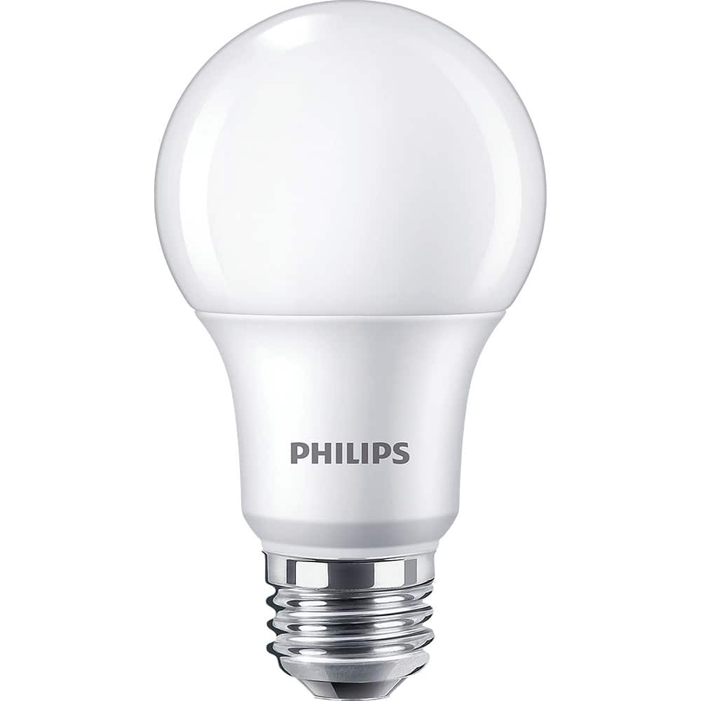 PHILIPS Lamps & Light Bulbs; Lamp Technology: LED ; Lamps Style: Residential/Office ; Lamp Type: A19 ; Wattage Equivalent Range: 119 ; Actual Wattage: 12.2 ; Base Style: Medium BiPin