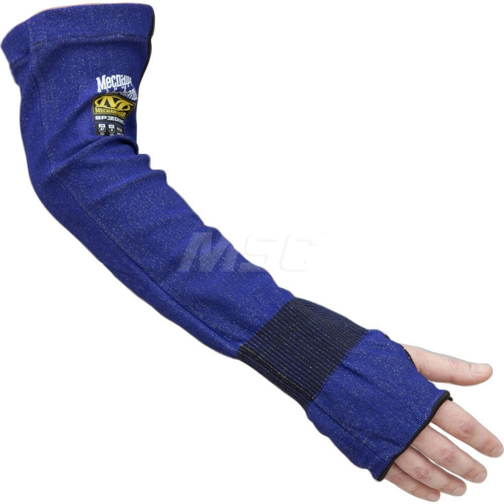 MECHANIX WEAR Sleeves; Type: Cut & Puncture Resistant Sleeves ; Product Type: Cut & Puncture Resistant Sleeves ; Material: HPPE; Tungsten Steel ; Thumb Hole: Yes ; Closures: Elastic Cuff ; Length (Inch): 18.00