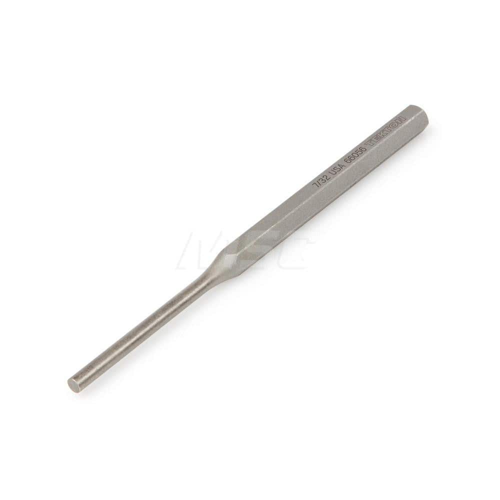 TEKTON Punches; Punch Type: Pin ; Punch Size (Inch): 7/32 ; Overall Length Range: 6 8.9 ; Material: HighCarbon Steel