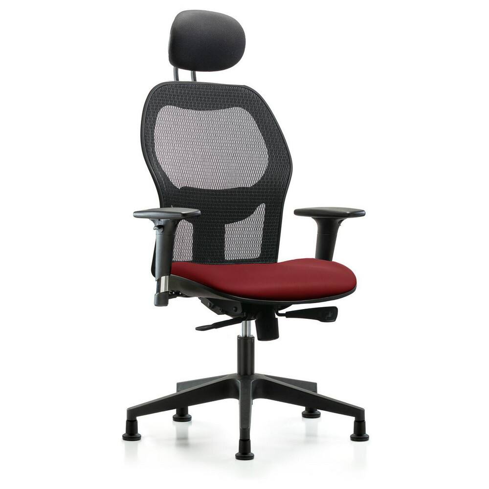 BLUE RIDGE ERGONOMICS Swivel & Adjustable Office Chairs; Type: Mesh Office Chair ; Color: Borscht ; Seat Material: Vinyl ; Height Range (Inch): 1923 ; Depth (Inch): 19 ; Width (Inch): 19