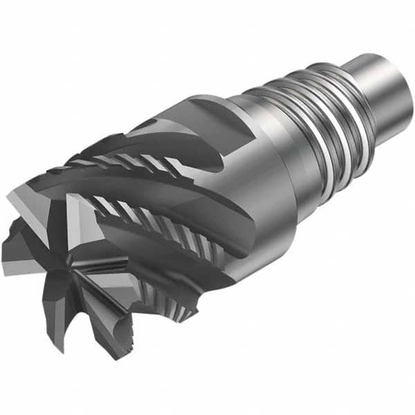 SANDVIK COROMANT Square End Mill Heads; Mill Diameter (Inch): 3/4 ; Mill Diameter (Decimal Inch): 0.7500 ; Number of Flutes: 6 ; Length of Cut (mm): 10.50 ; Connection Type: E20 ; Overall Length (mm): 10.50