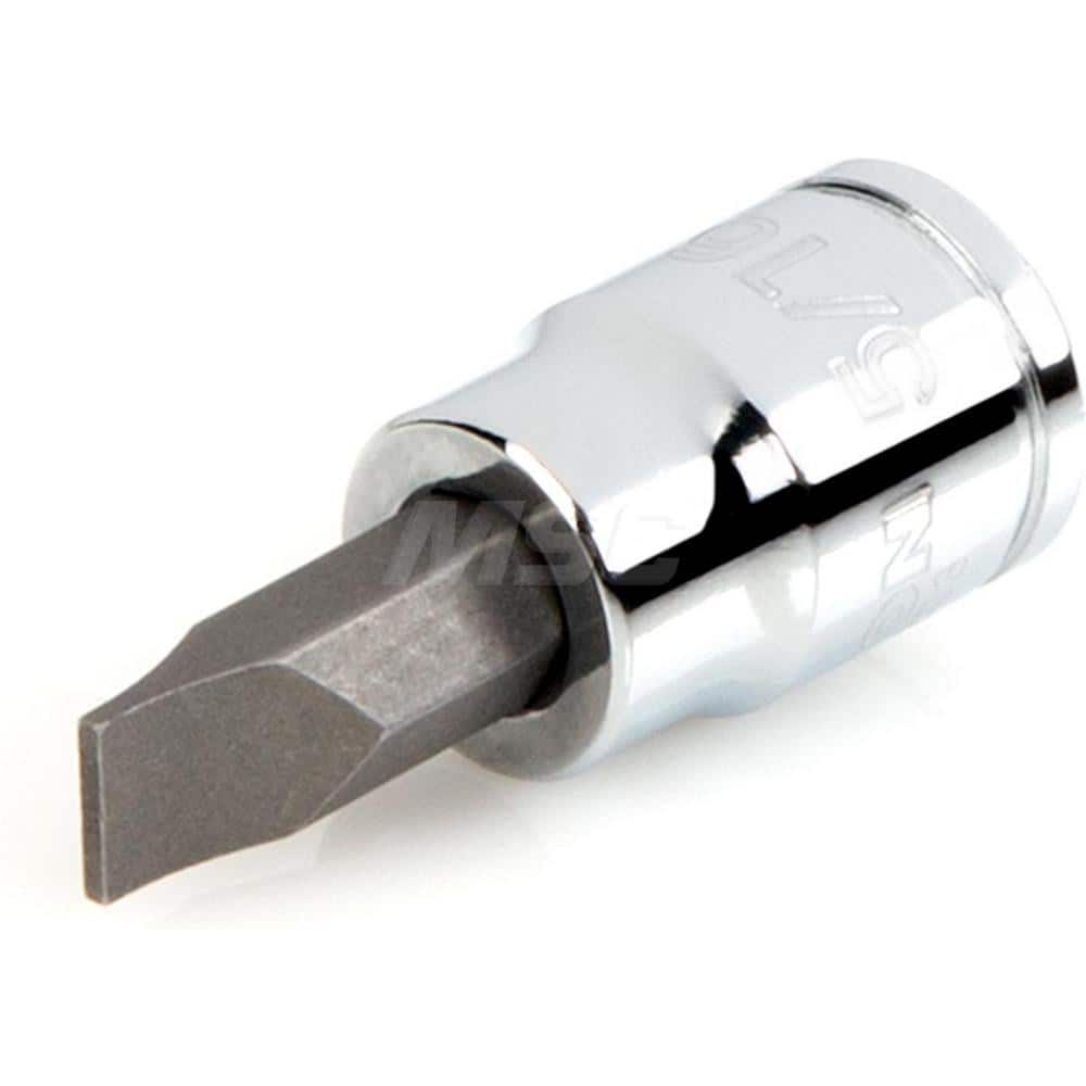 TEKTON Screwdriver & Drag Link Sockets; Type: Slotted Screwdriver Socket ; Drive Size (Inch): 3/8 ; Blade Width (Inch): 5/16