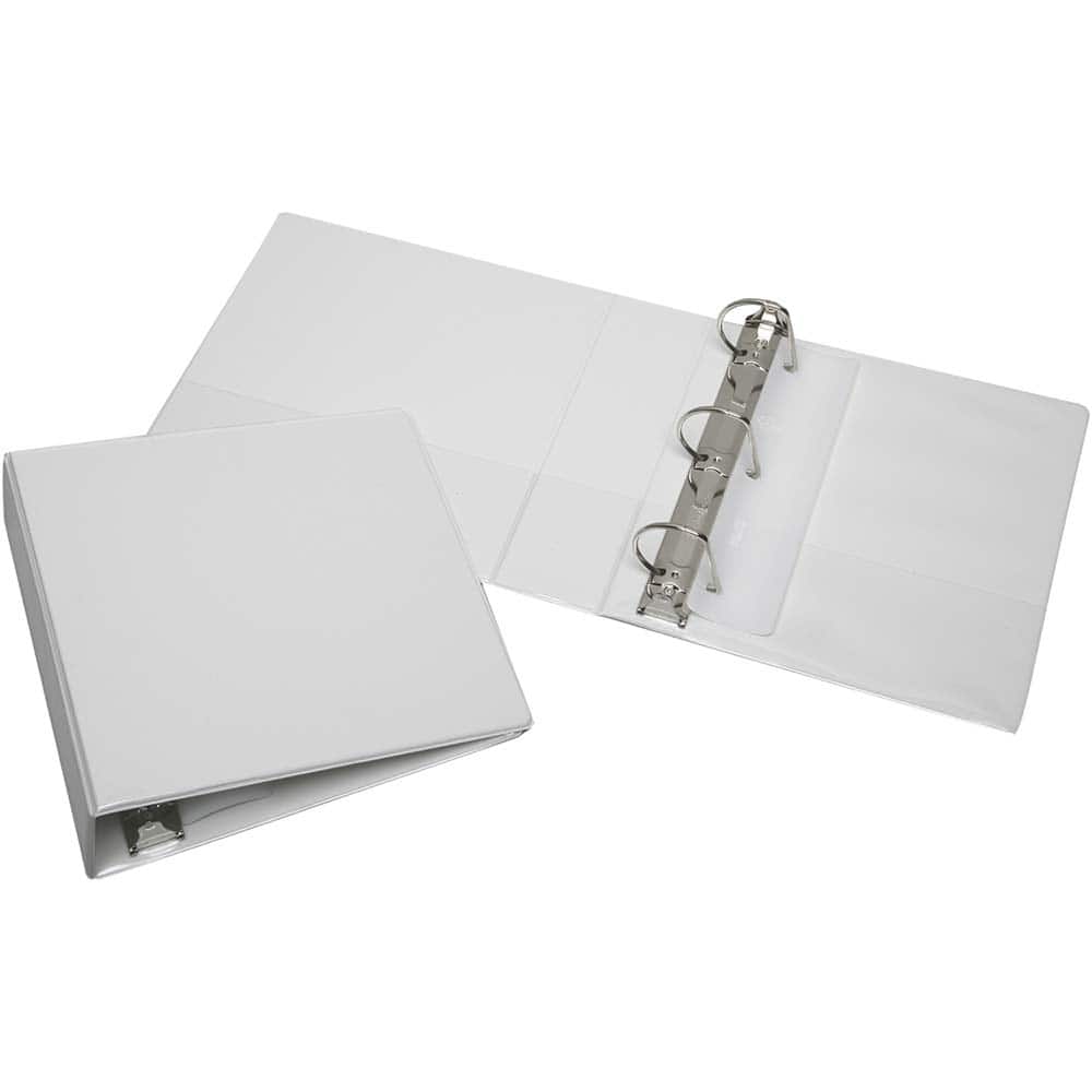 AbilityOne Skilcraft 7510013848673, SKILCRAFT Slant DRing View Binder, 3 Rings, 2.5 Capacity, 11 x 8.5, White