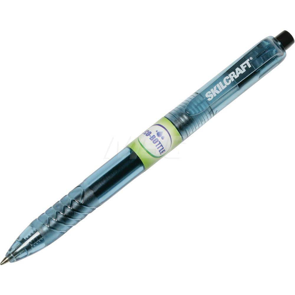 AbilityOne Skilcraft SKILCRAFT EcoBottle Retractable Gel Pen Black Ink 0.7mm Black Retractable