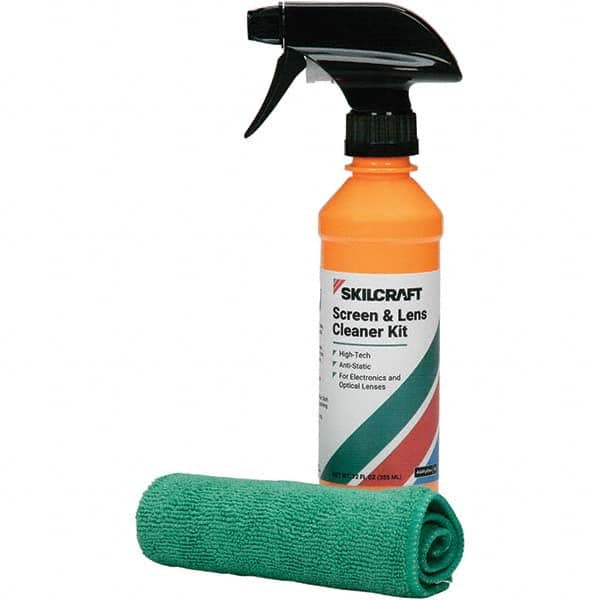AbilityOne Skilcraft Safely clean glass and plastic screens and lenses with this streakfree antistatic cleaner. Safe for plasma and LCD screens and scientific and optical lenses.