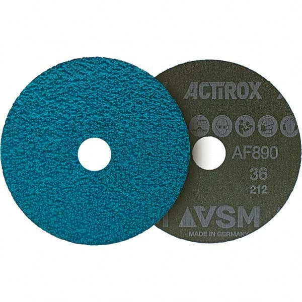 VSM 5 Diam, 7/8 Hole, 36 Grit Ceramic Fiber Disc
